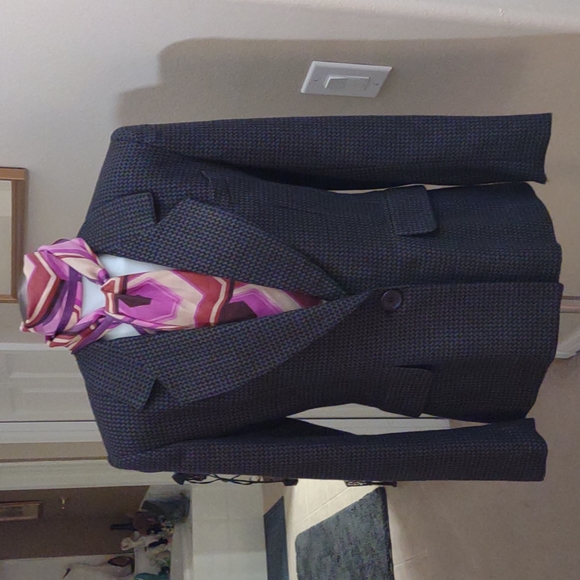 Dior seperates wool plaid blazer size 6